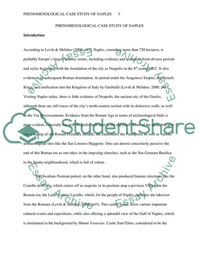 Phenomenological Case Study of Naples