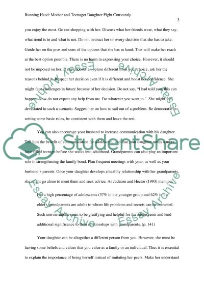 Essay about father and daughter