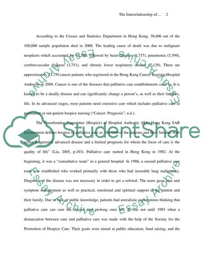 Palliative Care Nursing in Hong Kong