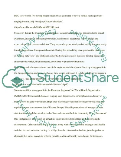 Mental Health: A UK Health Promotion on Targeting Mental Health