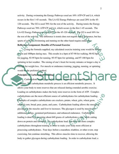 Physical Activity and Energy Pathways