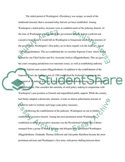 George Washingtons Most Prominent Precedents