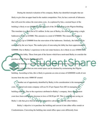 Conversion of the Pilgrim Building