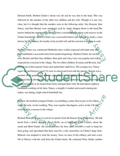 In Cold Blood by Truman Capote