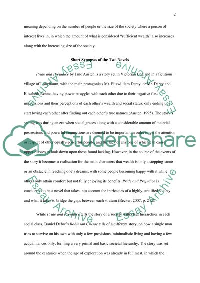 Depictions of the Impact of Money, Wealth and Material Possessions in Two Classical Novels