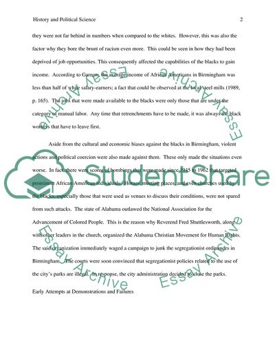 The Conditions Prior to the Storm