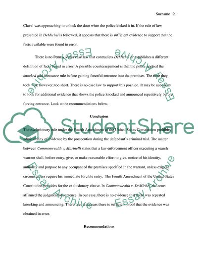 The Fourth Amendment To The US Constitution In Arbitrage Practice