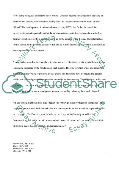 Arts and Events Exam Preparation