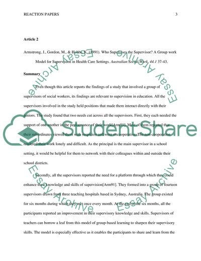 The Commonly Accepted Principles of Supervision