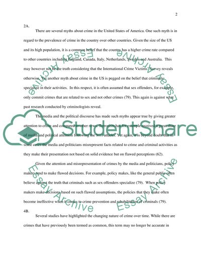 Notion of Criminal Activity