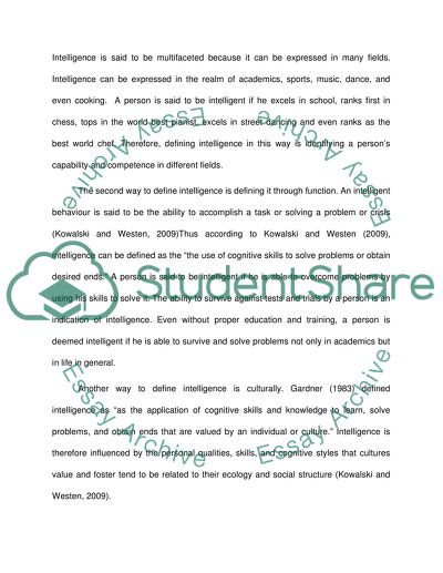 Howard Garners Theory of Multiple Intelligences