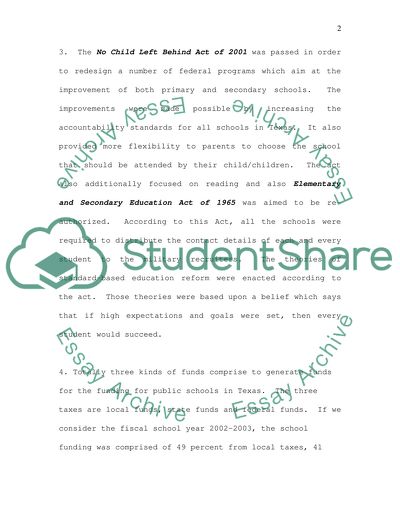 School Administration in Texas