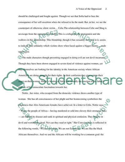 Alice Walker: A Voice of the Oppressed