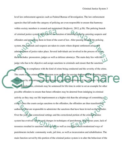 Structure of Criminal Justice System