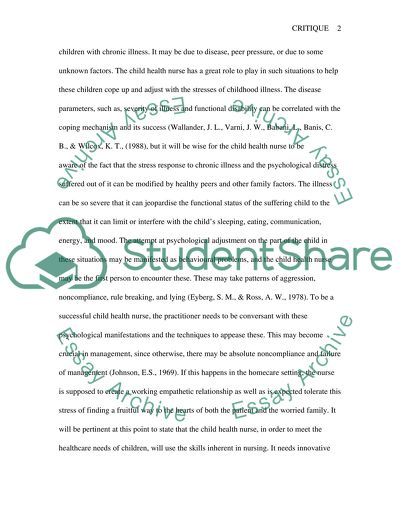 Child Health Nursing