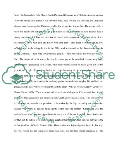 The Divine Comedy Critique