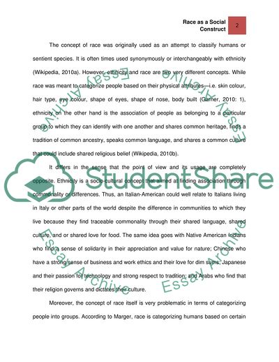 Constructions of Race in Culture and Politics