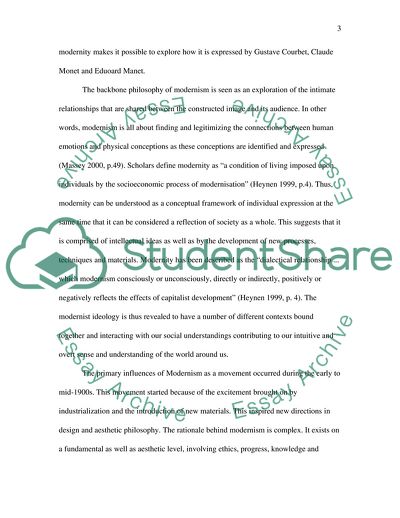 An Understanding of Modernity