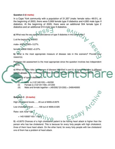 Epidemiology and Population Health