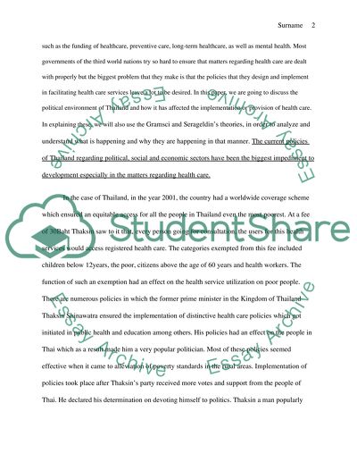 Thailand 1980s the Present: Neoliberal Ideas, Policies, and Practices