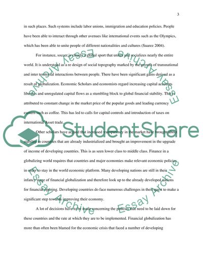 Financial Globalization, Economic Growth and the Crisis