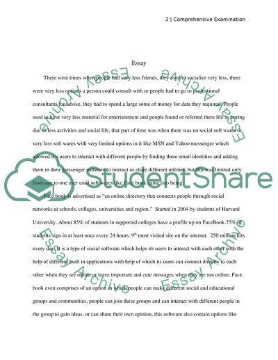 Comprehensive Examination