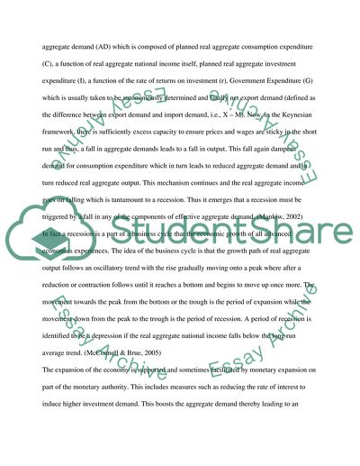 The Present Global Recession