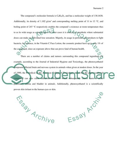 Vitamin C face lotion