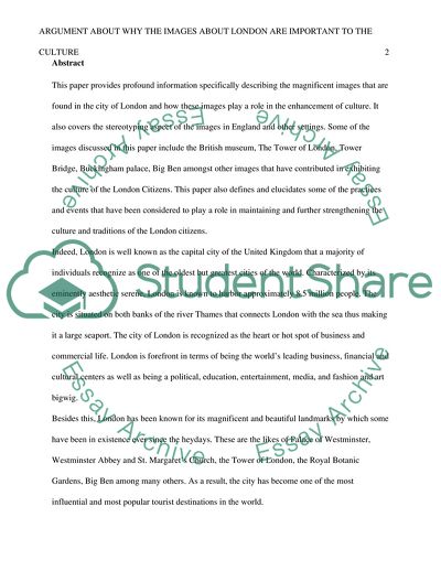 Why The Images About London Are Important To The Culture