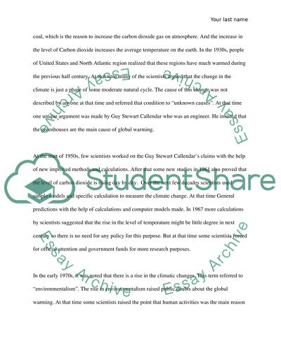 The Impending Threat of Global Warming