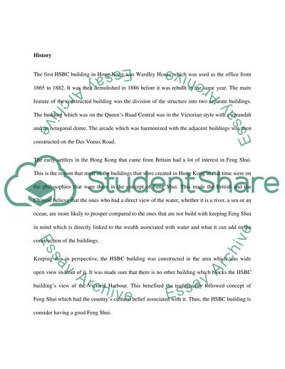 HSBC Bank: Cultural Influence in Architecture