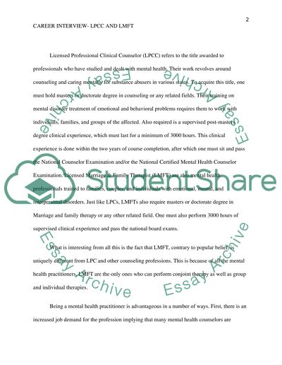 Career Interview: Licensed Professional Clinical Counselor