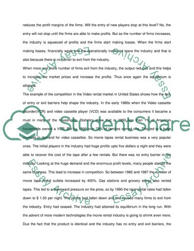 Entry and Exit in Determining the Evolution of Industry Structure