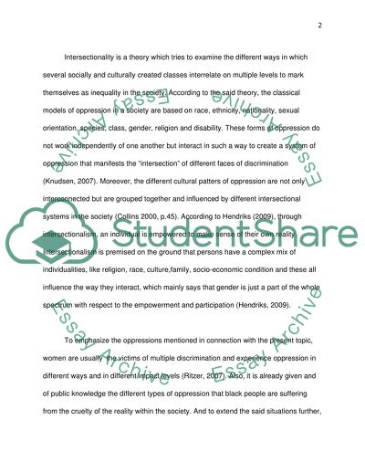 In What Ways Can the Concept of Intersectionality Be Used