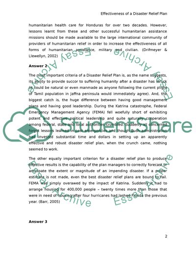 Humanitarian Assistance Programs