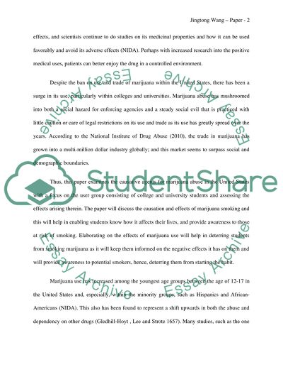 Controlling Marijuana Abuse among University Students