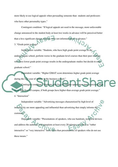 Quantitative Communication Research Variable