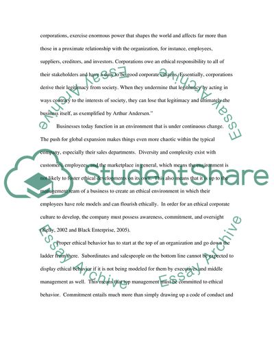 The Business of Ethics: The Importance of Working With Integrity