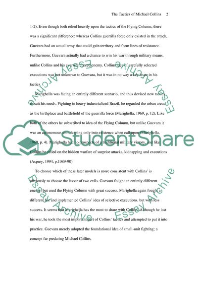 The Tactics of Michael Collins