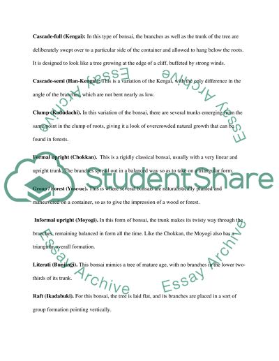 Bonsai Tree in Japan Culture