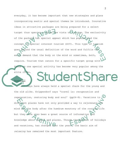 Health and Spa Tourism