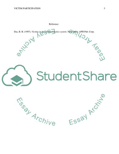 Victim Participation