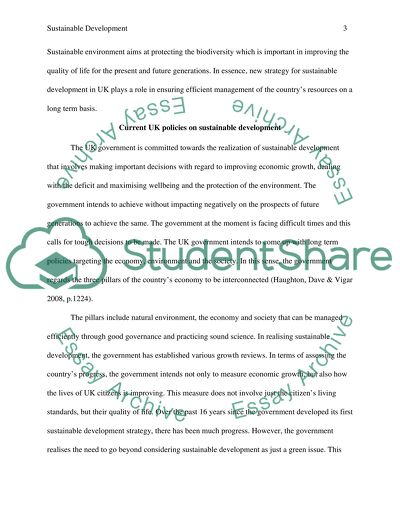 Sustainable Development