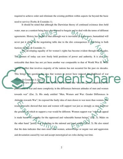 The Motive for Fighting