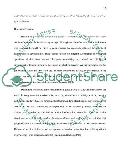 Evaluation on the New Developments on Destination Management Systems
