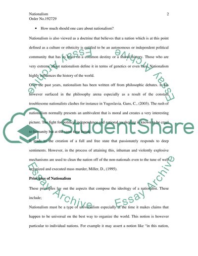 Is Nationalism a Rational Phenomenon