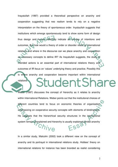 Essay On Responsibility Role Of Cooperation In Controlling Anarchy How To Use Quote In Essay also Cheap Essay Writers Role Of Cooperation In Controlling Anarchy Essay Is The Cost Of College Too High Essay