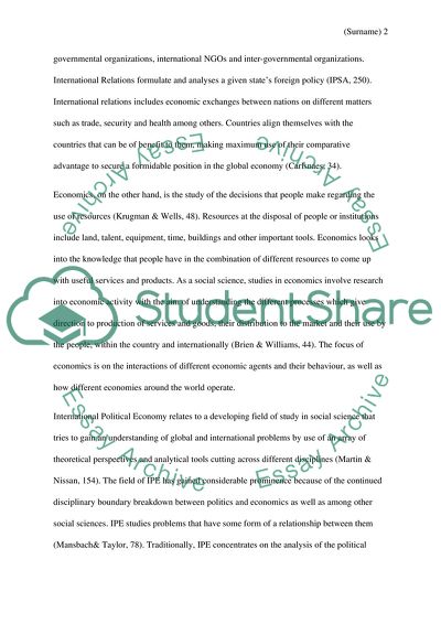 International Political Economy