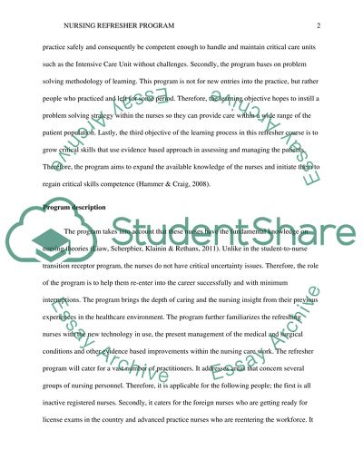 Educational Outline Program