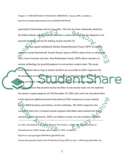 Irans nuclear ambitions